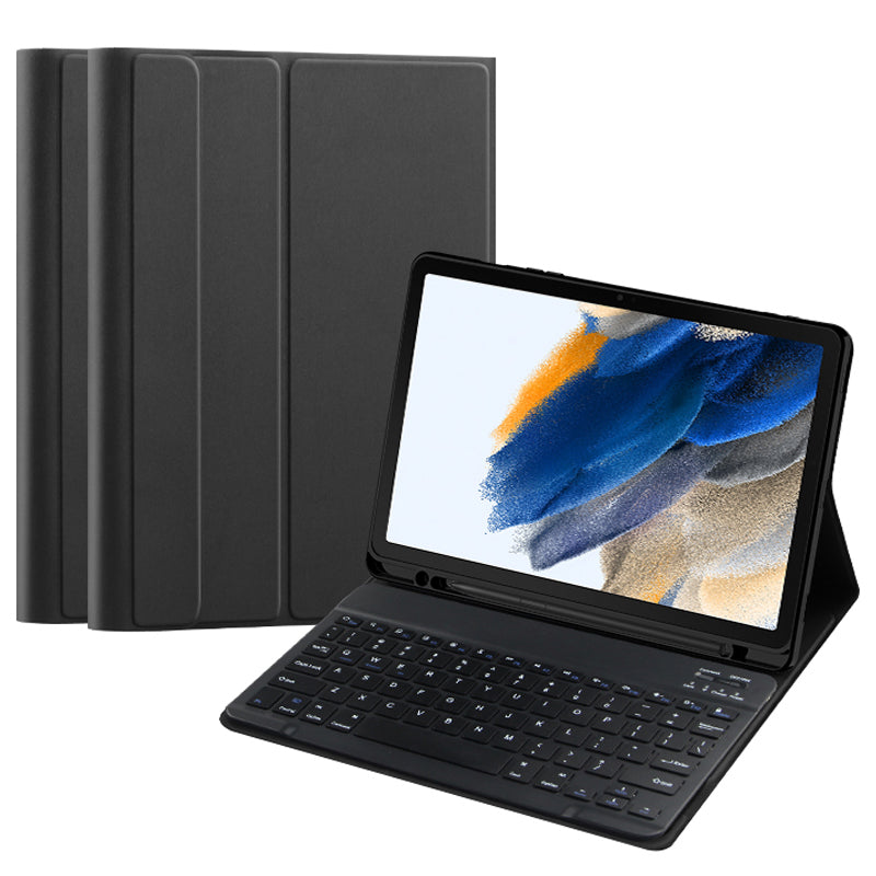 For Samsung Galaxy Tab A8 10.5 (2021) Bluetooth Keyboard + Detachable PU Leather Case with Pen Slot (No Touchpad) For Samsung Galaxy Tab A8 10.5 (2021) Bluetooth Keyboard + Detachable PU Leather Case with Pen Slot (No Touchpad)